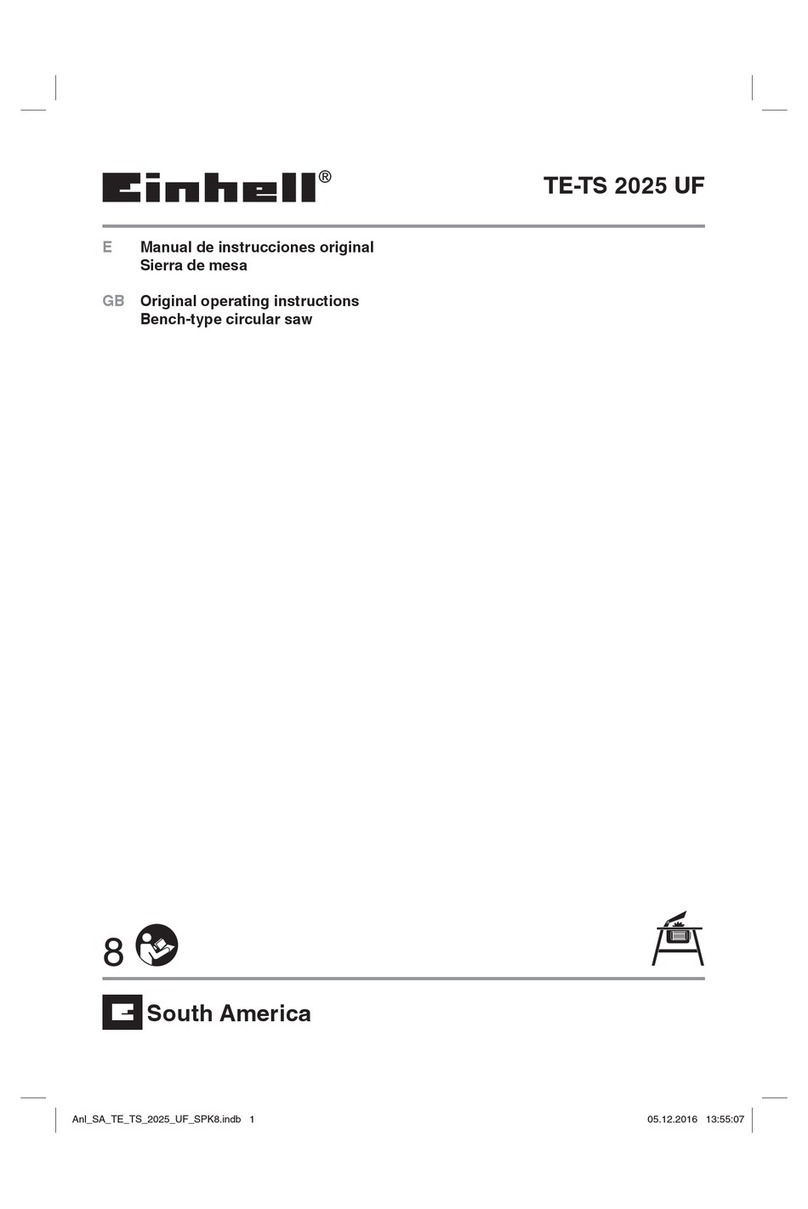 EINHELL TE-TS 2025 UF User manual