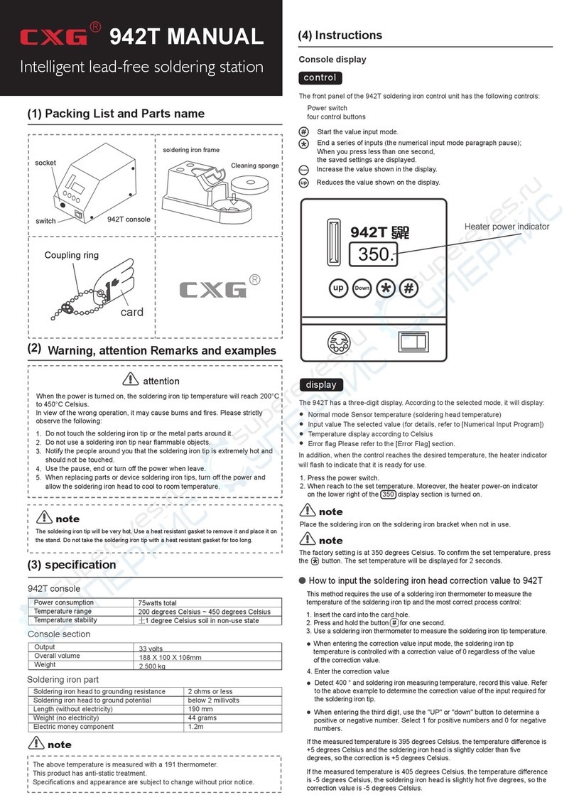 CXG 942T manual
