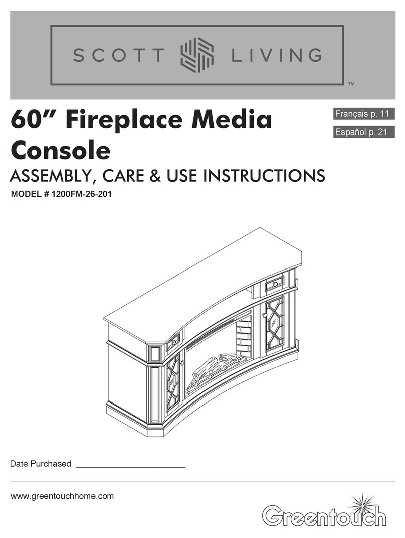 Scott Living 1200FM-26-201 Assembly / care & use instructions