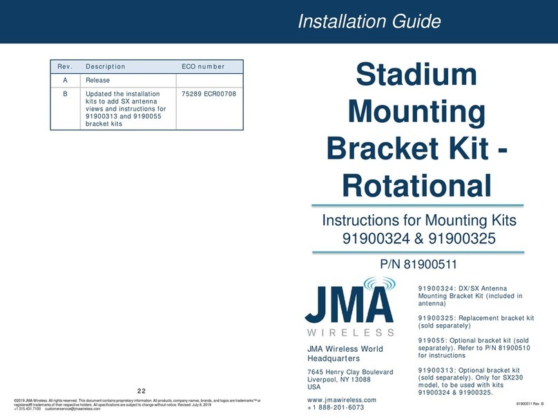 JMA Wireless 91900324 installation guide