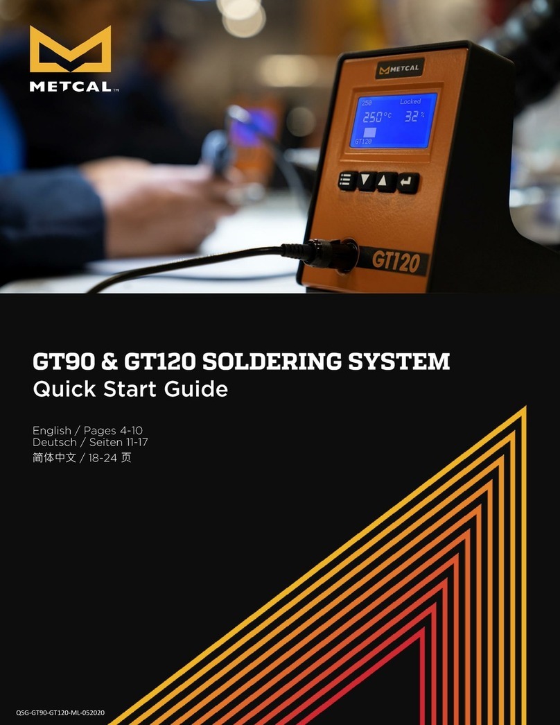Metcal GT90 quick start guide