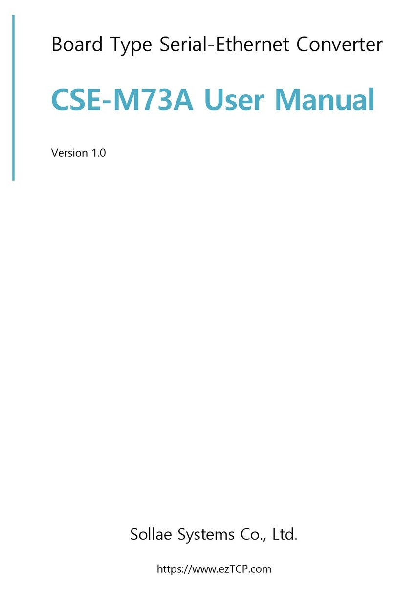 Sollae Systems CSE-M73A user manual
