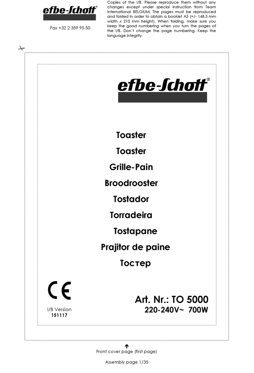 EFBE-SCHOTT TO 5000 instruction manual