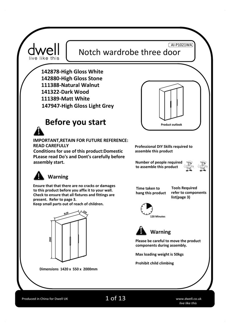 Dwell Notch 142878 manual