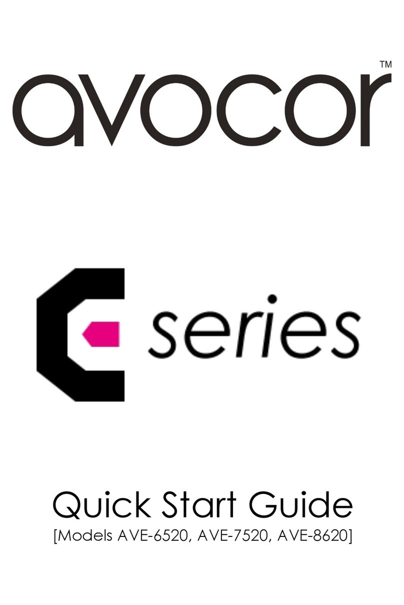 AVOCOR E Series User manual