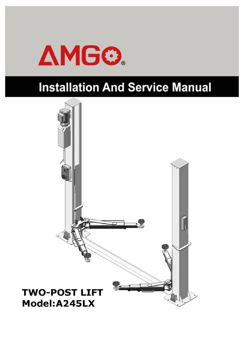 AMGO A245LX Installation and service manual