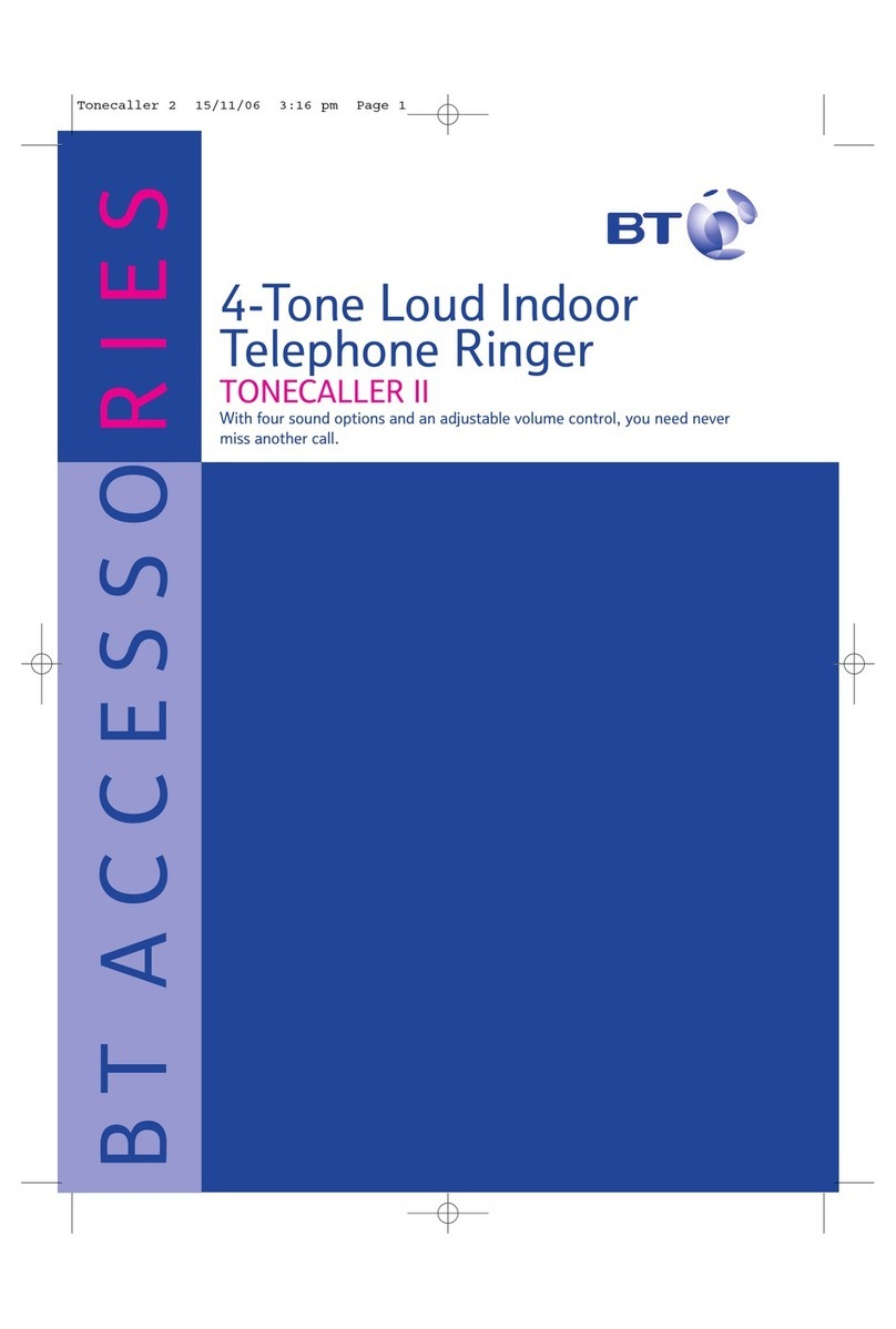 BT TONECALLER II User manual