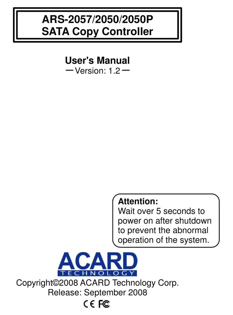 Acard ARS-2057 user manual