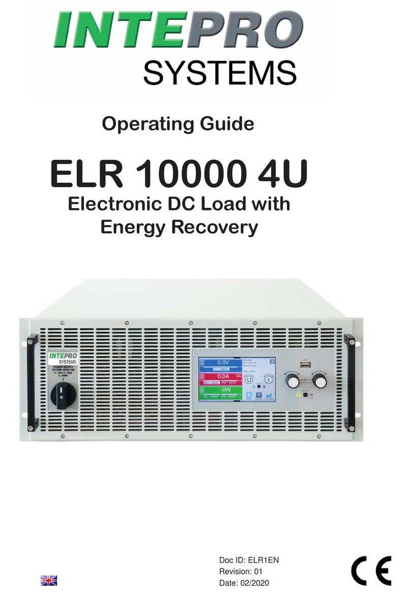 Intepro systems ELR 10000 4U Series User manual