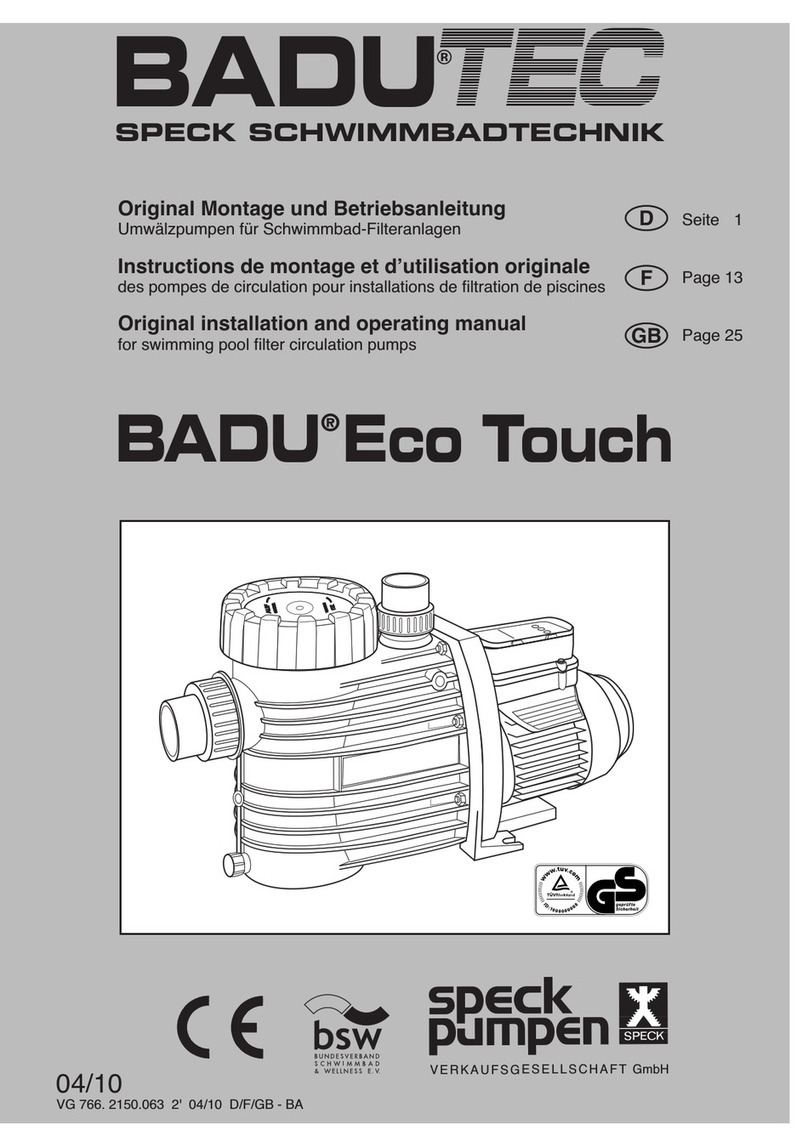 Badu Tec Eco Touch Series Original installation and operating manual