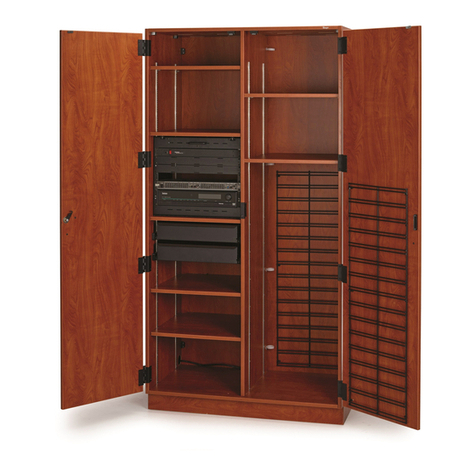 Wenger Fixed Media Cabinets User manual