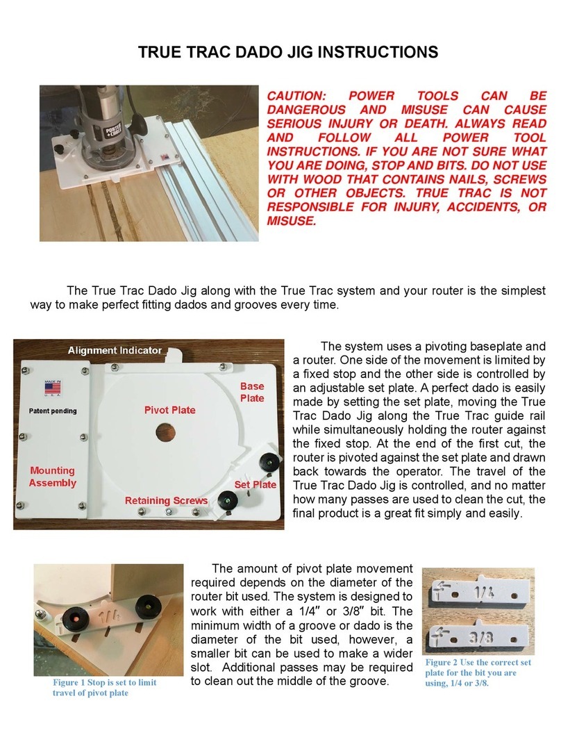 Woodline True Trac Dado Jig instructions
