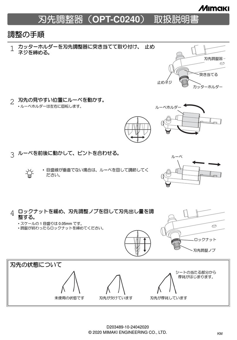 MIMAKI OPT-C0240 Guide