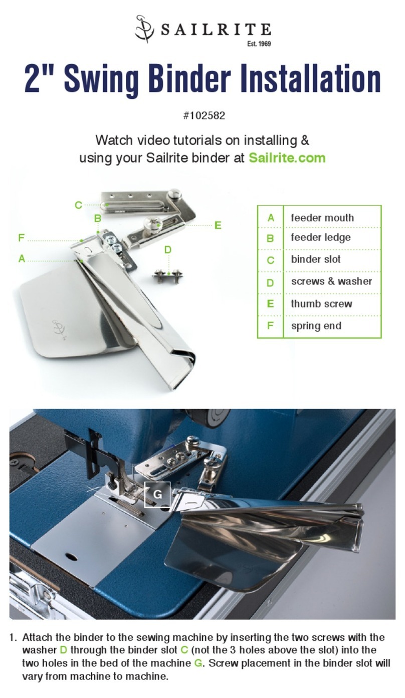 Sailrite 102582 installation instructions