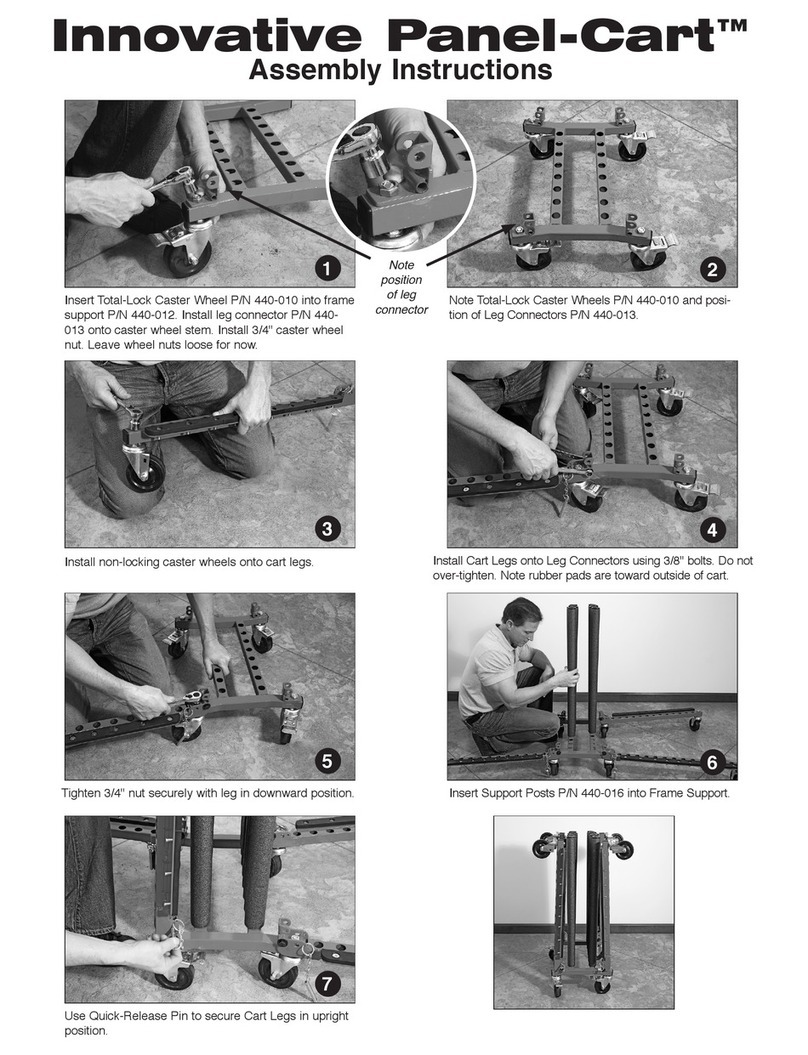 Innovative Panel-Cart Assembly instructions