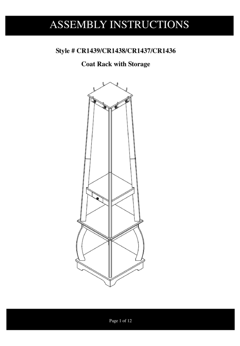 2K FURNITURE DESIGN CR1439 User manual 2K FURNITURE DESIGN CR1439 User manual
