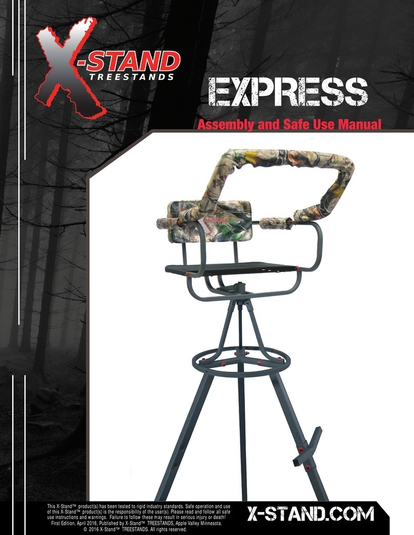 X-Stand EXPRESS XSTP725 Usage Instructions And Warnings