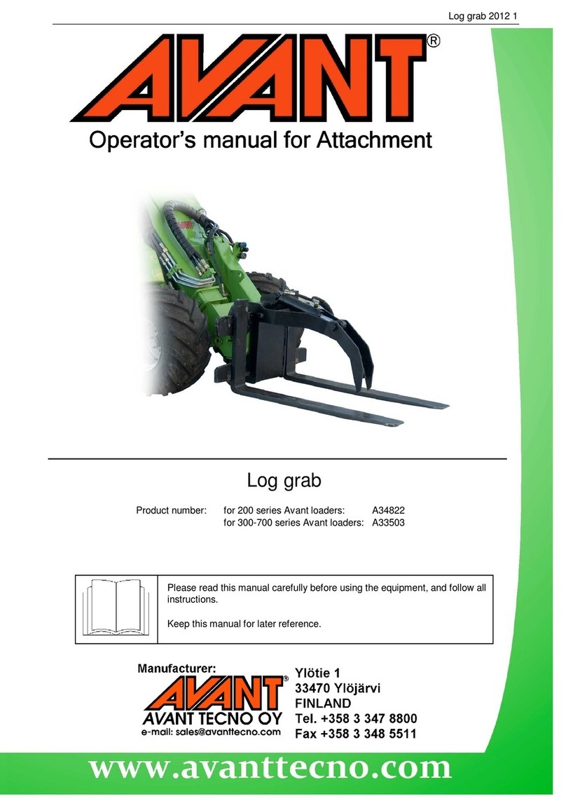 Avantco LOG GRAB A34822 User manual