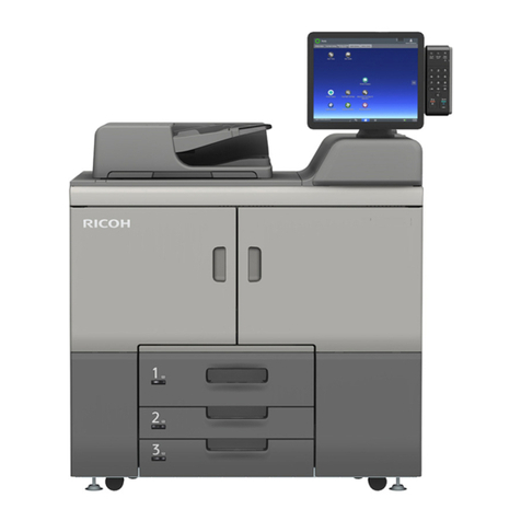 Ricoh Pro 8300S Operating instructions