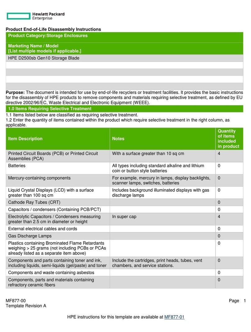 HPE D2500sb Gen10 Assembly instructions