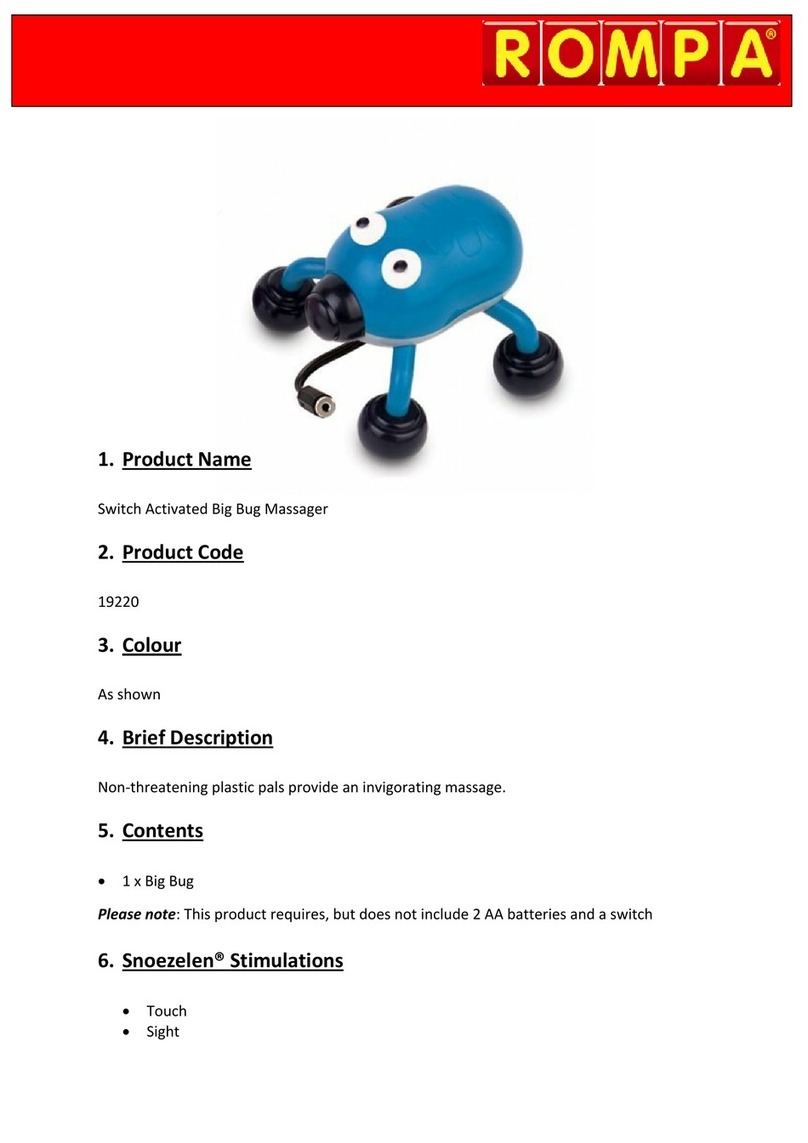 Rompa Switch Activated Big Bug User manual