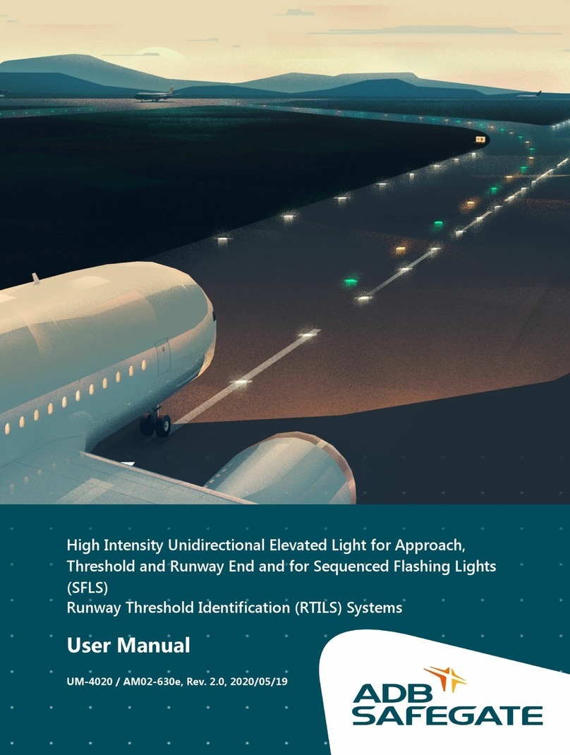 ADB Safegate UEL-1-150 user manual