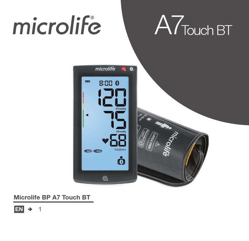 Microlife A7 Touch BT User manual