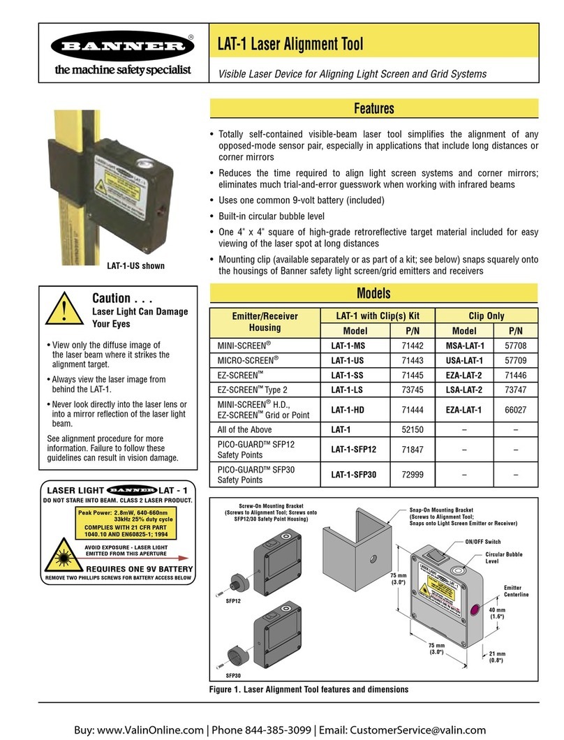 Banner LAT-1 quick start guide