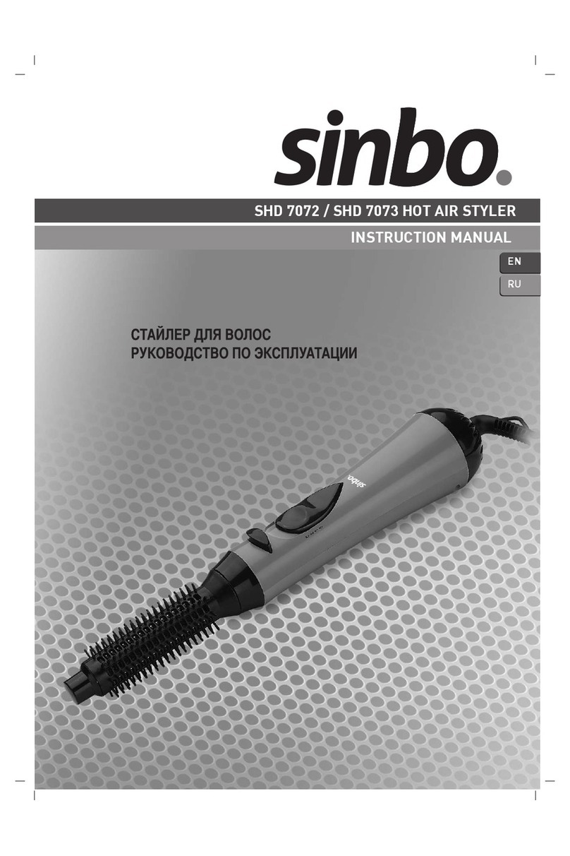 Sinbo SHD 7072 instruction manual