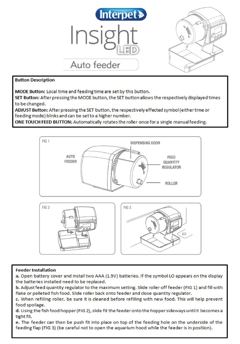 Interpet Insight LED Auto Feeder manual