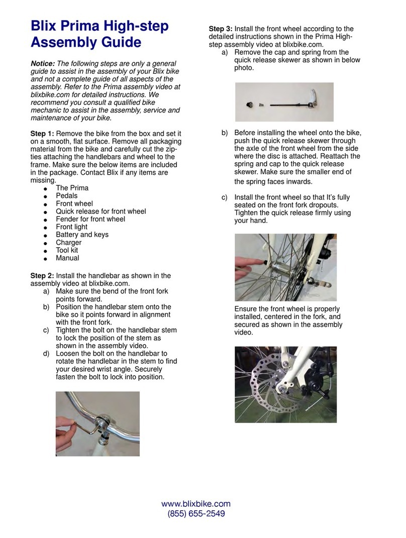 Blix Prima High-step User manual