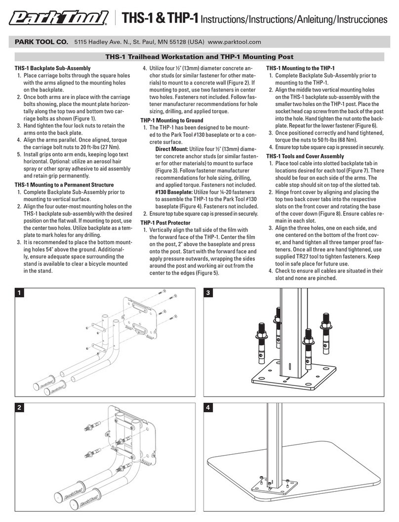 parktool THS-1 instructions