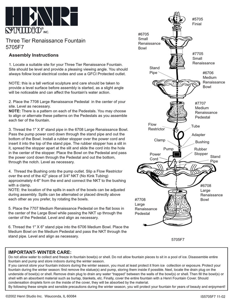 Henri Studio 5705F7 Assembly instructions