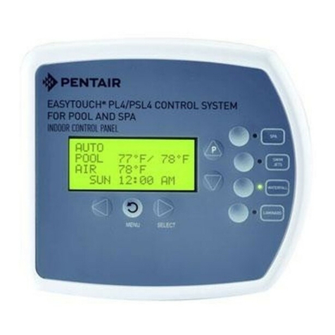 Pentair EASYTOUCH PL4 user guide Pentair EASYTOUCH PL4 user guide