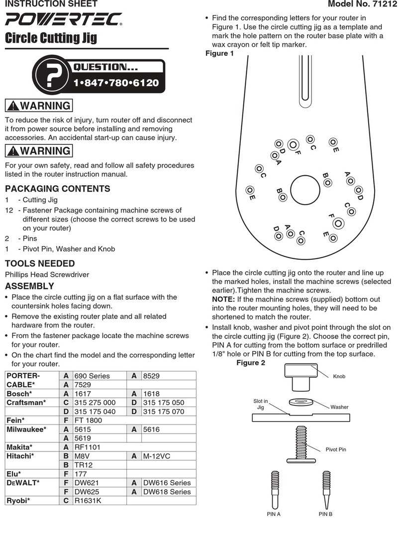 Power Tec 71212 instruction sheet