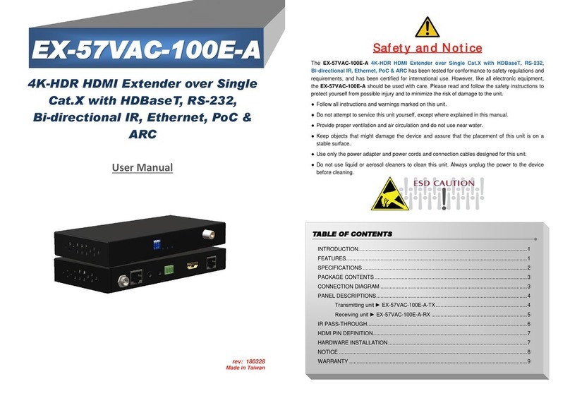 Gomax EX-57VAC-100E-A User manual