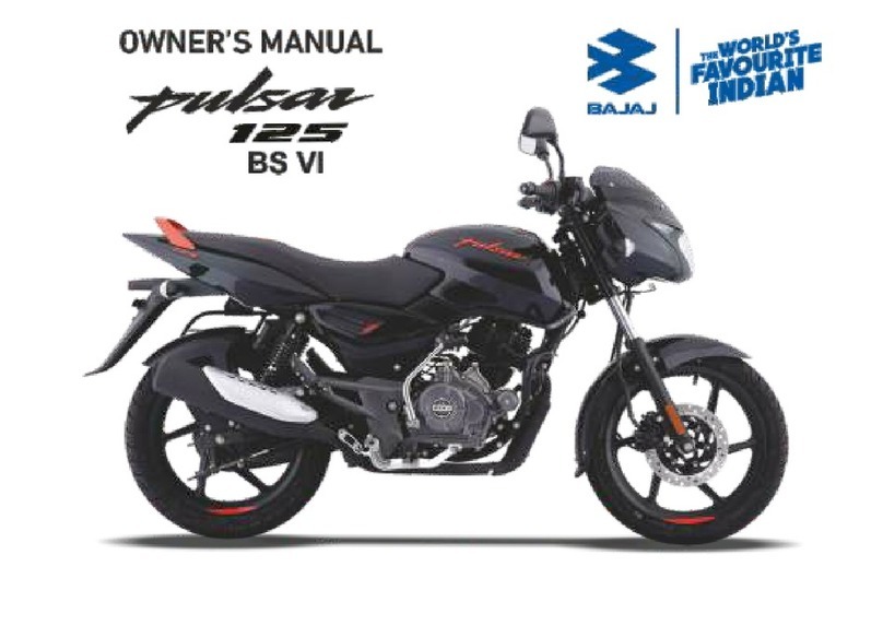 Bajaj Pulsar 135 BS VI User manual