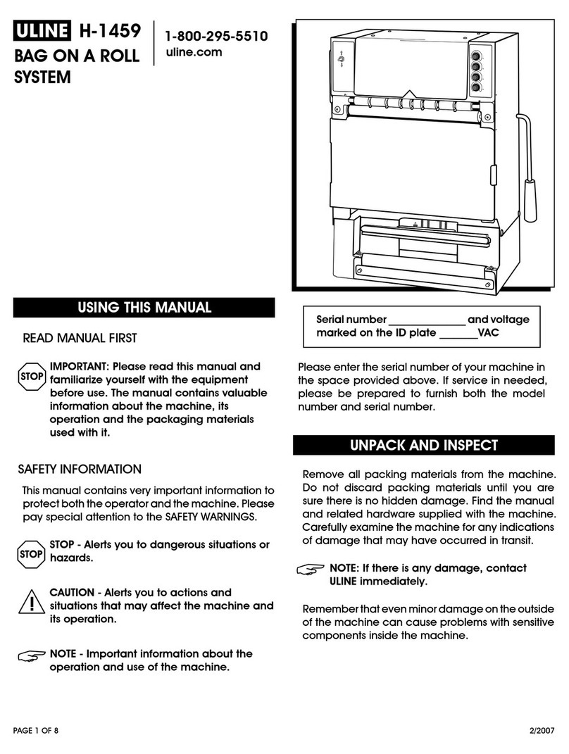 U-Line H-1459 manual