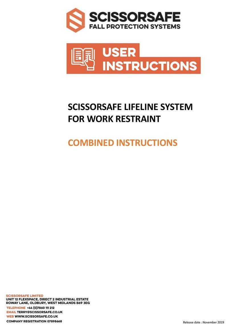 Scissorsafe SCS003 User manual