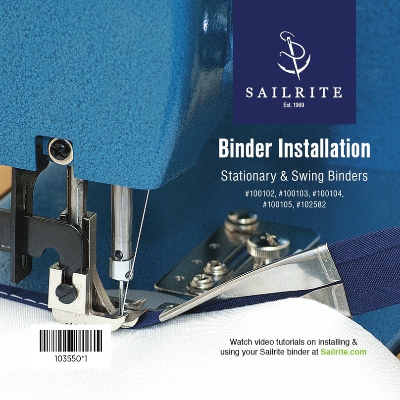 Sailrite 100102 installation instructions