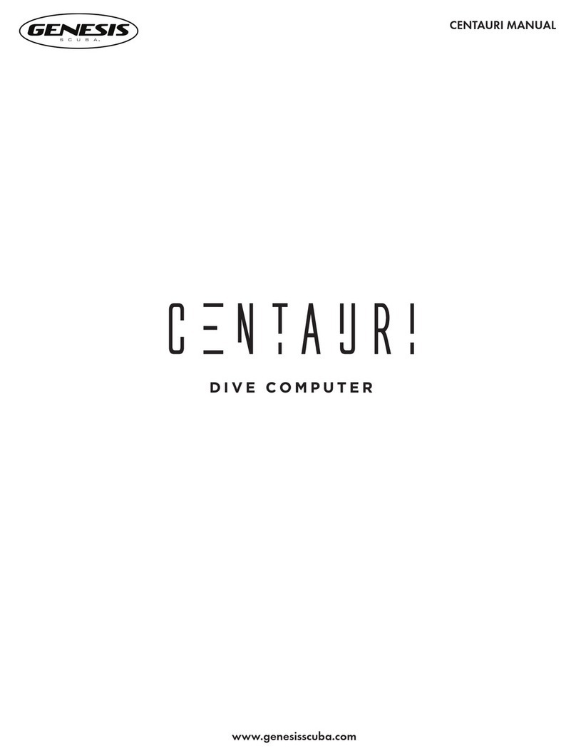 Genesis Scuba CENTAURI manual