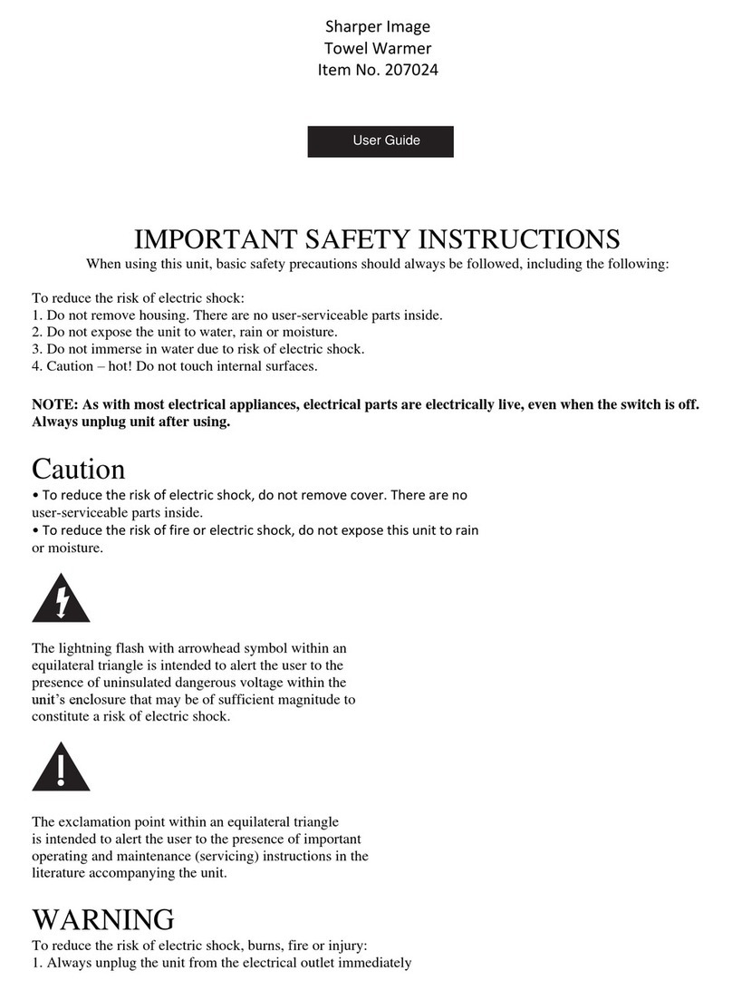 Sharper Image 207024 user guide