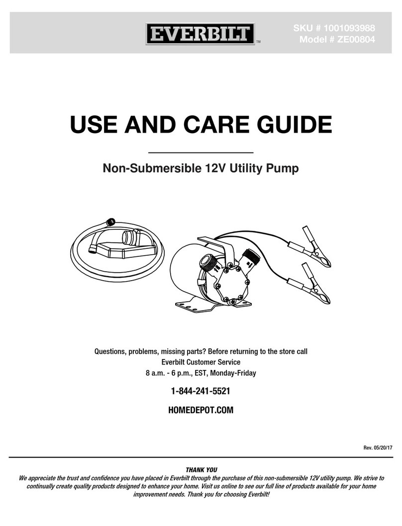 Everbilt ZE00804 User manual