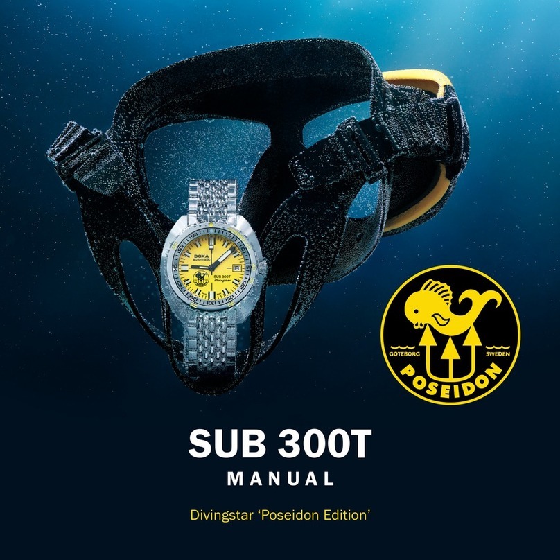 Doxa SUB 300T Divingstar Poseidon Edition manual