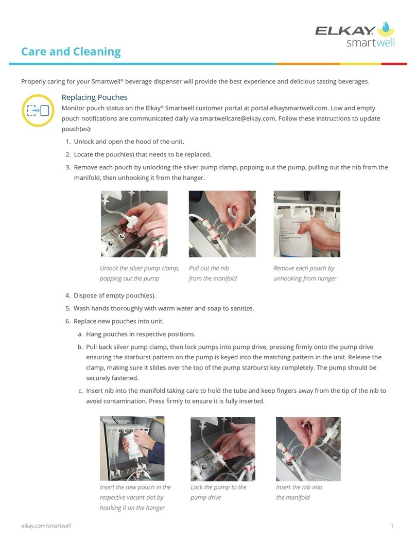 Elkay SmartWell Care and cleaning