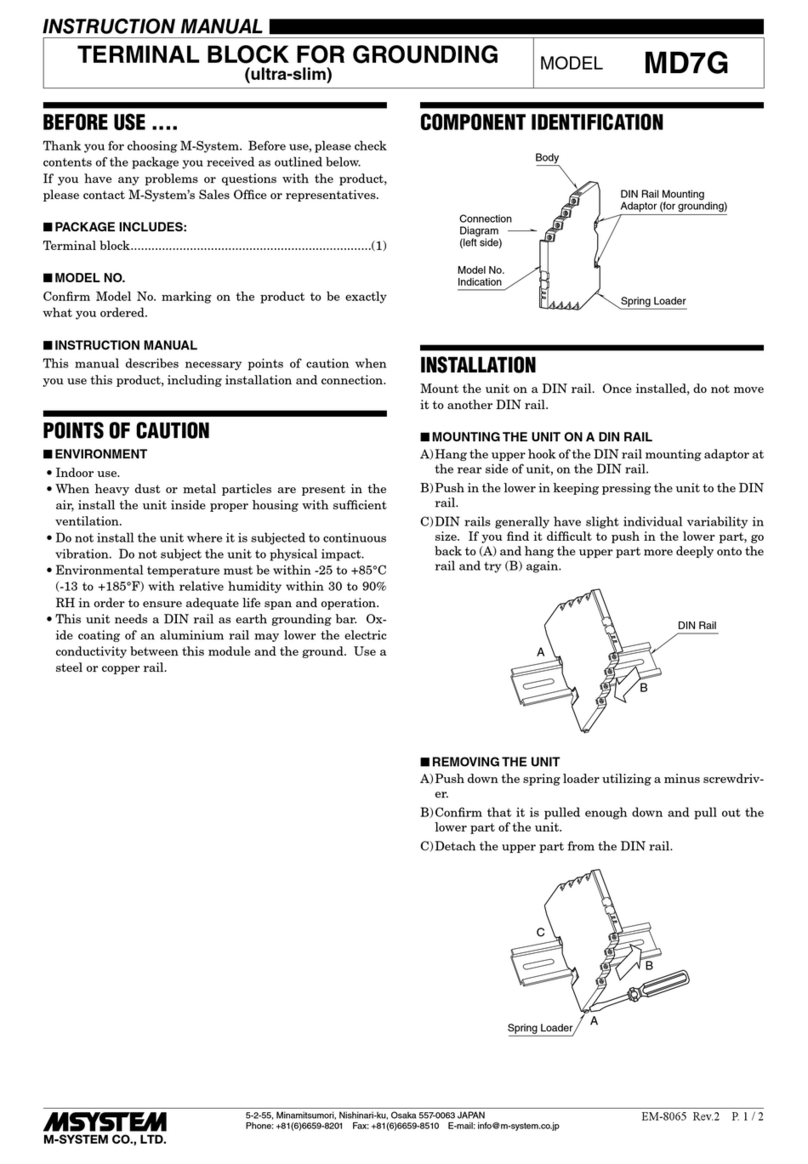 M-system MD7G User manual
