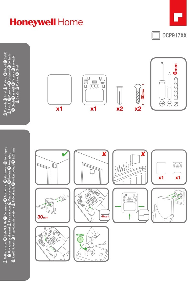 Honeywell Home DCP917 Series manual