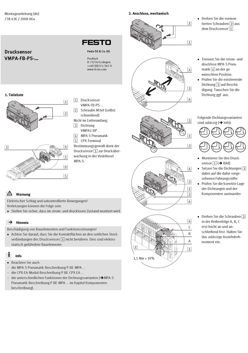 Festo VMPA-FB-PS Series User manual