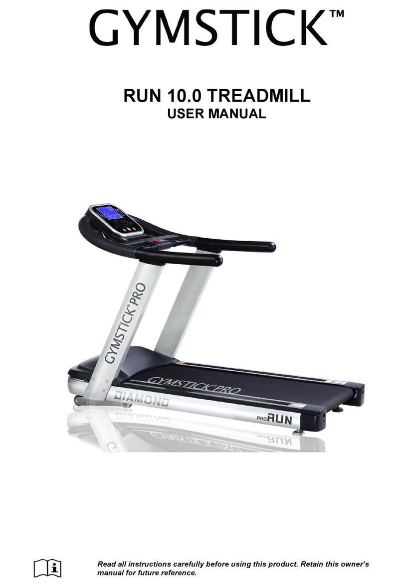 Gymstick RUN 10.0 User manual
