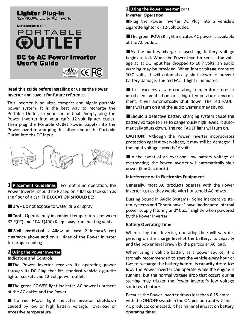 Portable Outlet Lighted Plug-In user guide